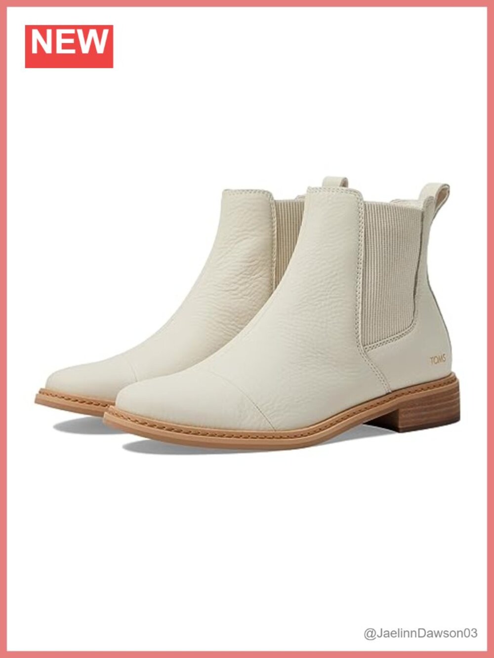 TOMS Charli Women's Ankle Chelsea Boots Leather OrthoLite